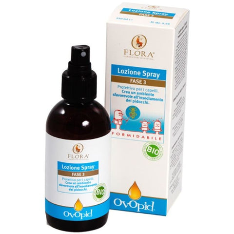 Comprar online LOCION SPRAY ANTIPARASITARIA OVOPID FASE 3 150 ML de FLORA COSMETICA BIO. Imagen 1
