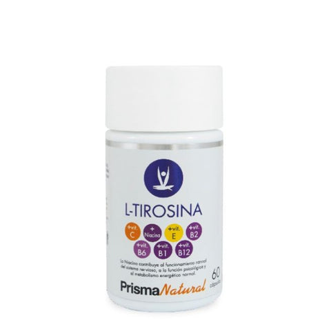 Comprar online L-TIROSINA 60 CAPS DE 629,6MG de PRISMA NATURAL. Imagen 1