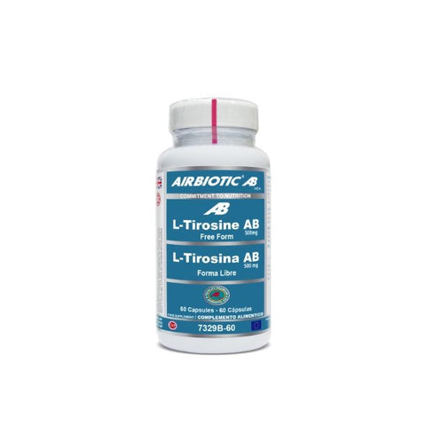 Comprar online L-TIROSINA AB 500 MG 60 CAPSULAS de AIRBIOTIC. Imagen 1