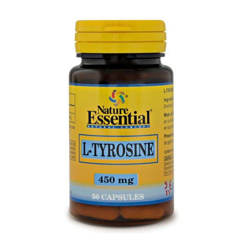 Comprar online L-TYROSINA 450 mg 50 Caps de NATURE ESSENTIAL. Imagen 1