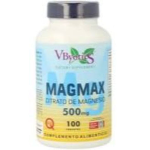 Comprar online MAGMAX MAGNESIO CITRATO 500 mg 100 CAPSULAS de V.BYOTIC. Imagen 1