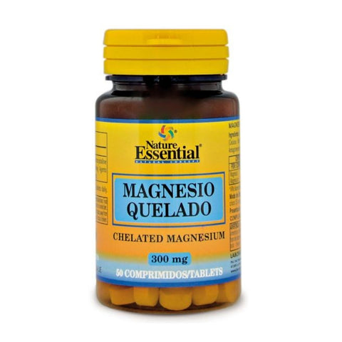 Comprar online MAGNESIO QUELADO 300 mg 50 Comp de NATURE ESSENTIAL. Imagen 1