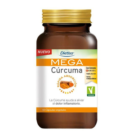 Comprar online MEGA CURCUMA 50 Caps de DIETISA. Imagen 1