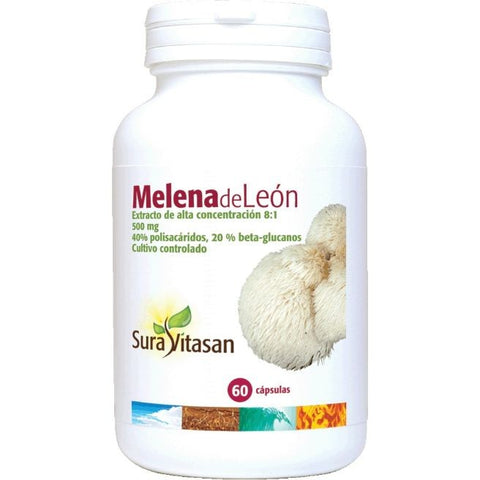 Comprar online MELENA DE LEON 500 MG 60 Vcaps de SURA VITASAN. Imagen 1