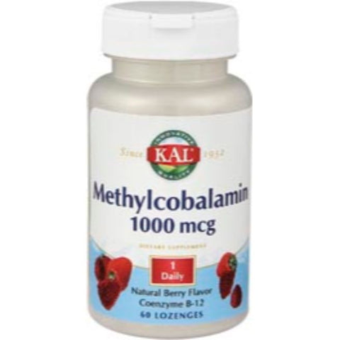 Comprar online METHYLCOBALAMIN 1000MCG 60 COMP.SUBLINGUAL FRESA de KAL. Imagen 1