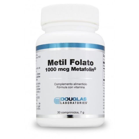 Comprar online METIL FOLATO 1000 mcg METAFOLIN 30 Comp de DOUGLAS. Imagen 1