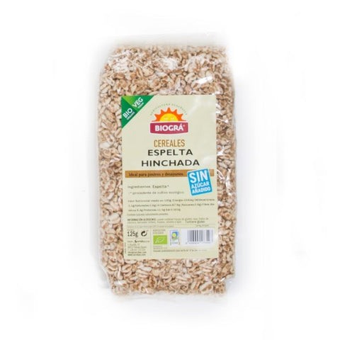 Comprar online ESPELTA HINCHADA S/AZUCAR Y S/MIEL 125G BIOGRA BIO de BIOGRÁ (SORRIBAS). Imagen 1