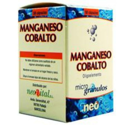 Comprar online MICROGRANULOS MANGANESO COBALTO 50 Caps de NEO. Imagen 1