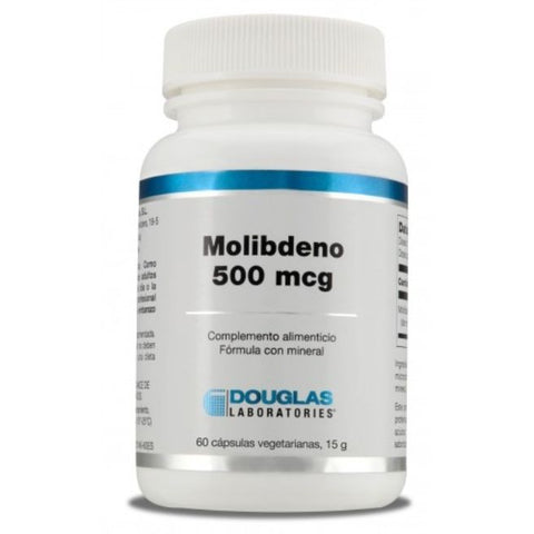 Comprar online MOLIBDENO 500 mcg 60 Caps de DOUGLAS. Imagen 1