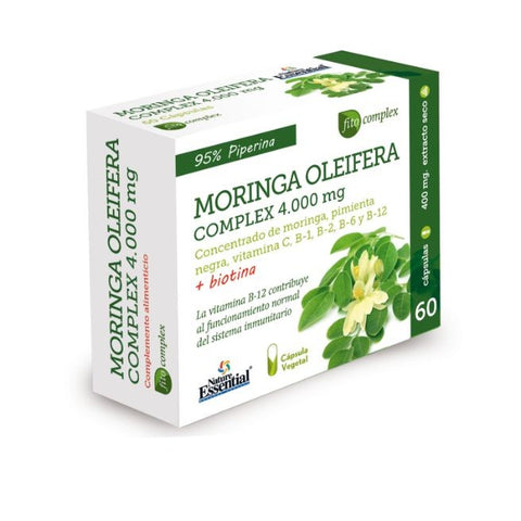 Comprar online MORINGA COMPLEX 4000 mg EXT SECO 60 Vcaps BLISTER de NATURE ESSENTIAL. Imagen 1