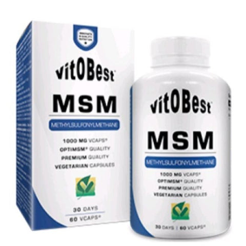 Comprar online MSM 60 CAPS VEGETALES de VIT.O.BEST. Imagen 1