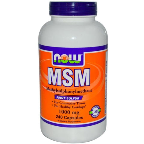 Comprar online MSM 1000 mg 120 Caps de NOW. Imagen 1