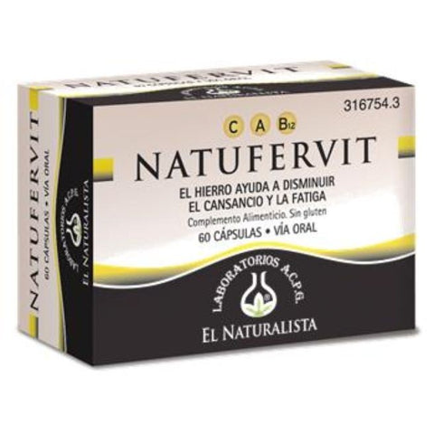 Comprar online NATUFERVIT 60 Caps de EL NATURALISTA. Imagen 1