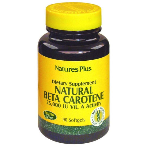 Comprar online NATURAL BETACAROTENO 90 Perlas de NATURES PLUS. Imagen 1