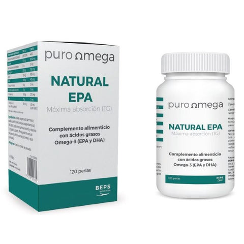 Comprar online NATURAL EPA ALTA CONCENTRACION 120 PERLAS de PURO OMEGA. Imagen 1