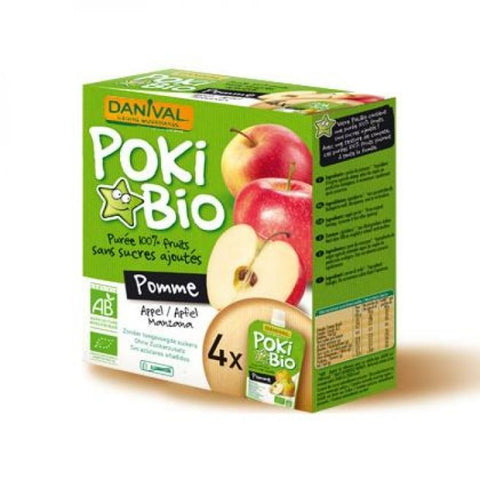 Comprar online ESTUCHE POKI BIO MANZANA 4X90G BIO de DANIVAL. Imagen 1