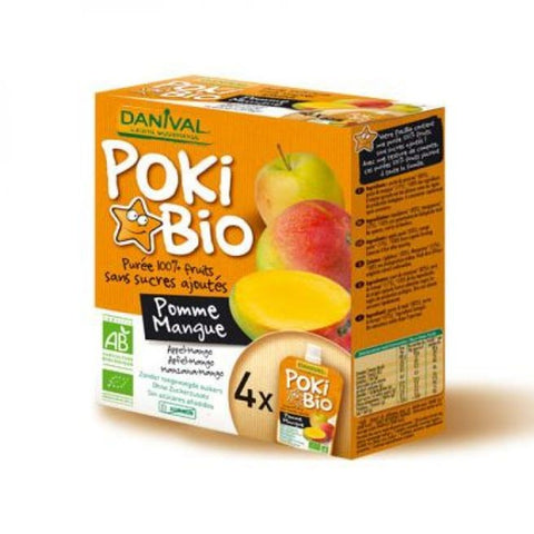 Comprar online ESTUCHE POKI BIO MANZANA MANGO 4X90G BIO de DANIVAL. Imagen 1