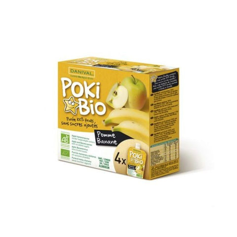 Comprar online ESTUCHE POKI BIO MANZANA PLATANO 4X90G BIO de DANIVAL. Imagen 1