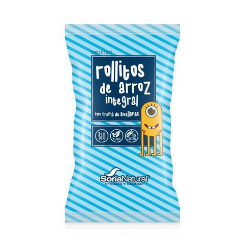 Comprar online EXP ROLLITOS DE ARROZ CON CACAO Y AVELLANAS de ALECOSOR SORIA NATURAL. Imagen 1
