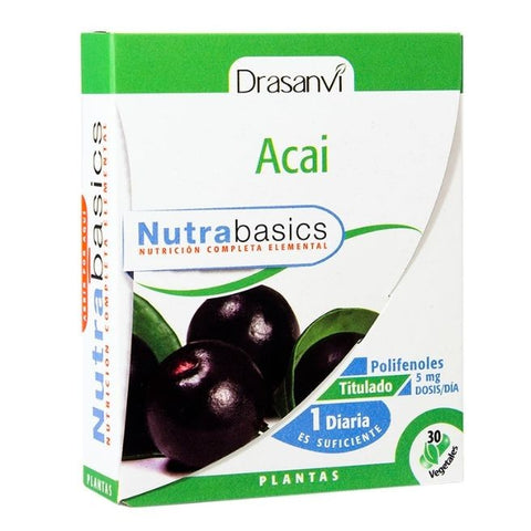 Comprar online NUTROBASICS ACAI 30 Caps de DRASANVI. Imagen 1