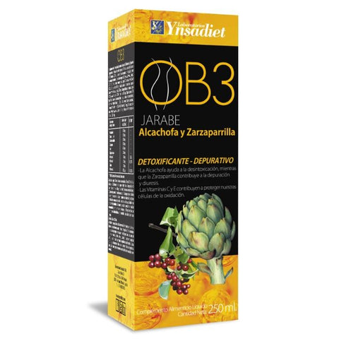 Comprar online OB3 DRENANTE 250 ml de YNSADIET. Imagen 1