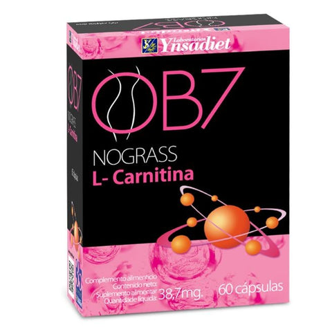 Comprar online OB7 L CARNITINA 550 mg 60 Caps de YNSADIET. Imagen 1