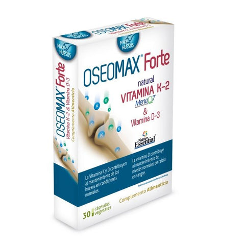 Comprar online OSEOMAX FORTE VIT K2+VIT D 3 30 Vcaps de NATURE ESSENTIAL. Imagen 1