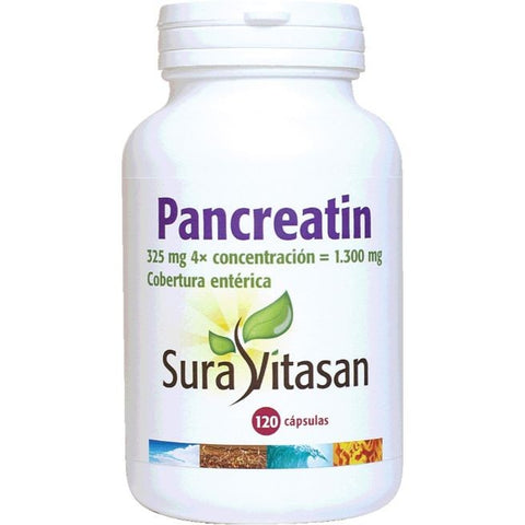 Comprar online PANCREATIN 1300 mg 120 Vcaps de SURA VITASAN. Imagen 1