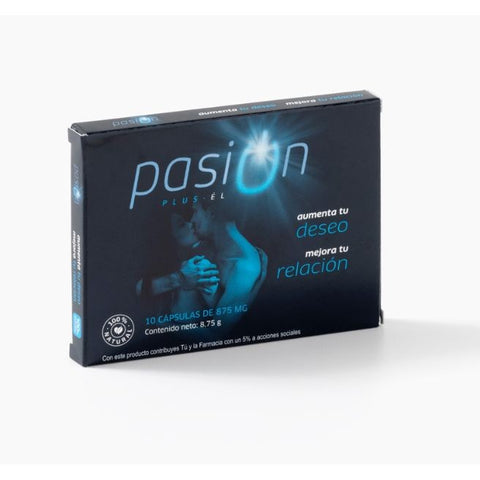 Comprar online PASION PLUS EL 875 mg 10 Caps de ANROCH. Imagen 1