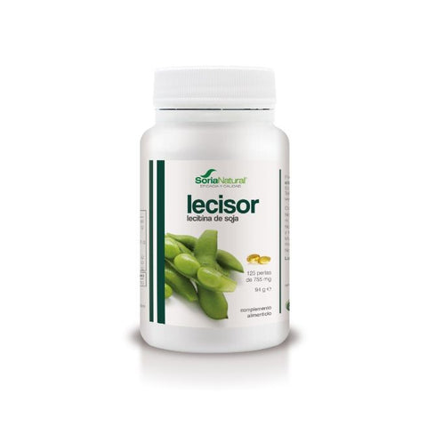 Comprar online PERLAS DE LECITINA LECISOR 540 mg 125 Perlas de ALECOSOR SORIA NATURAL. Imagen 1