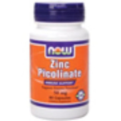 Comprar online PICOLINATO DE ZINC 60 Caps de NOW. Imagen 1