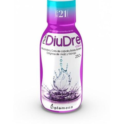 Comprar online PLAN 21 DIU DRE+ STEVIA 250 ML de PLAMECA. Imagen 1