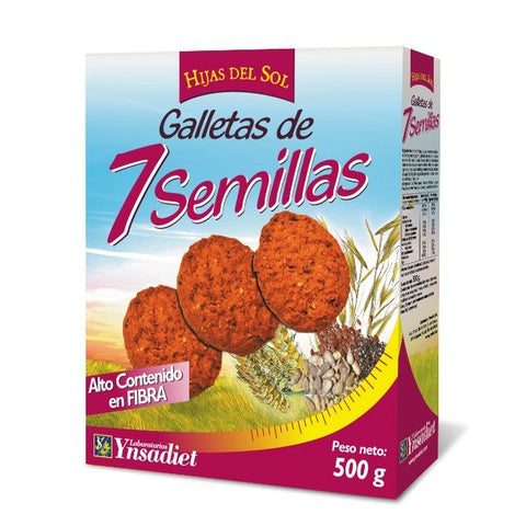 Comprar online GALLETA 7 SEMILLAS 500 gr de YNSADIET. Imagen 1