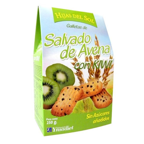 Comprar online GALLETA AVENA + KIWI 250 gr de YNSADIET. Imagen 1