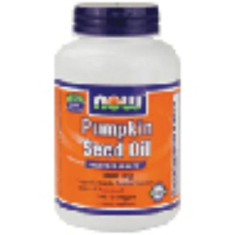 Comprar online PUMPKIN SEED OIL 1000 mg 100 Perlas de NOW. Imagen 1