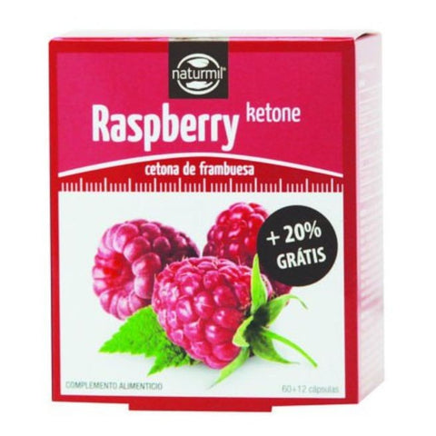 Comprar online RASPBERRY KETONE CETONA DE FRAMBUESA 60+12 Caps de NATURMIL. Imagen 1