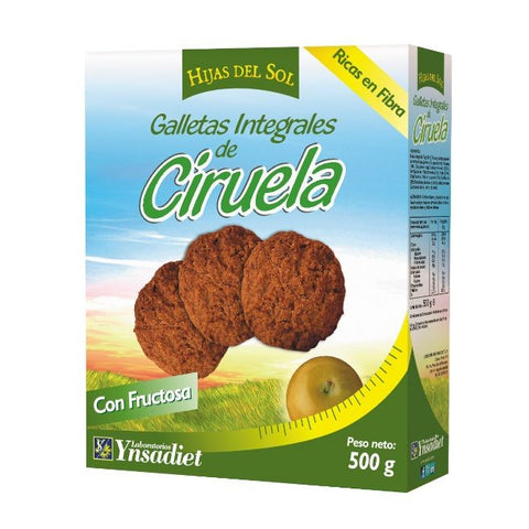 Comprar online GALLETA FIBRO CIRUELA 500 gr de YNSADIET. Imagen 1