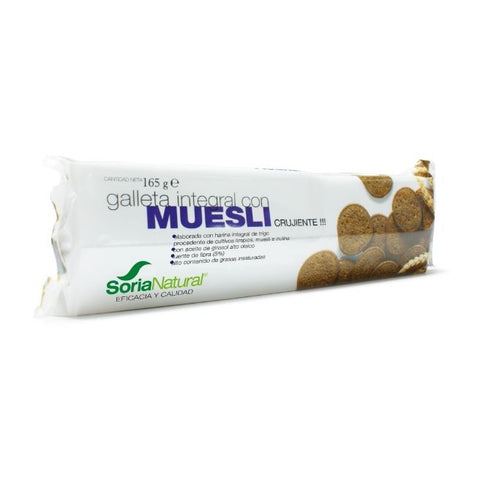 Comprar online GALLETA INTGR CON MUESLI 165gr de ALECOSOR SORIA NATURAL. Imagen 1