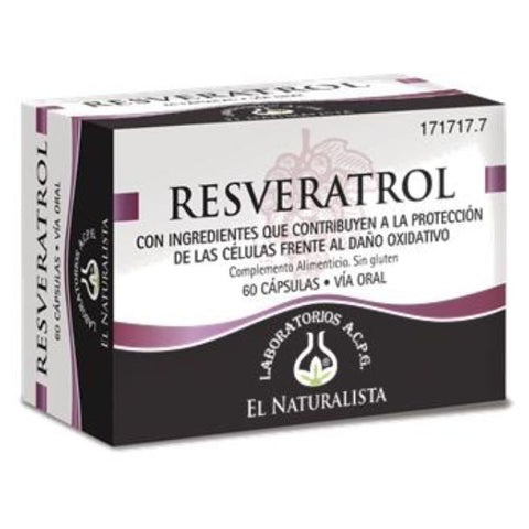 Comprar online RESVERATROL 60 Caps de EL NATURALISTA. Imagen 1