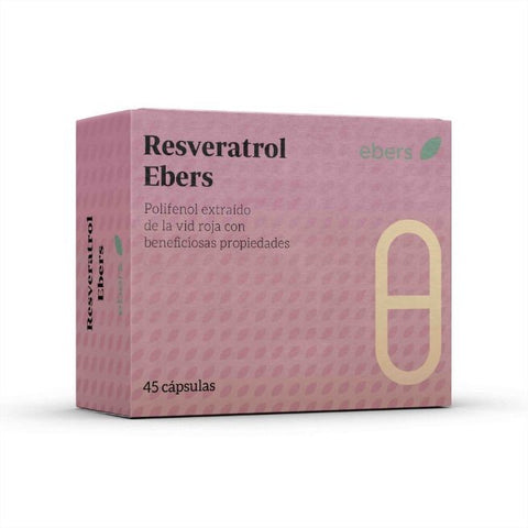 Comprar online RESVERATROL EBERS 20 mg 45 Caps de EBERS. Imagen 1