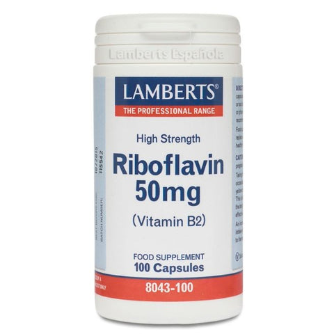 Comprar online RIBOFLAVIN 50 mg 100 Caps de LAMBERTS. Imagen 1