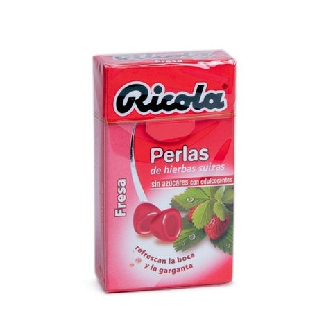 Comprar online RICOLA PERLAS S/A FRESA 25 gr de RICOLA. Imagen 1