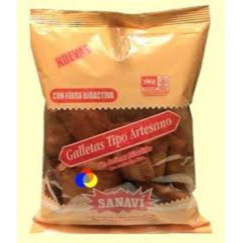 Comprar online GALLETAS ARTESANAS SIN AZUCAR CON BIOFIBRA de SANAVI. Imagen 1