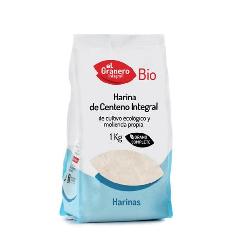 Comprar online HARINA DE CENTENO INTEGRAL BIO 1 KG de EL GRANERO INTEGRAL. Imagen 1