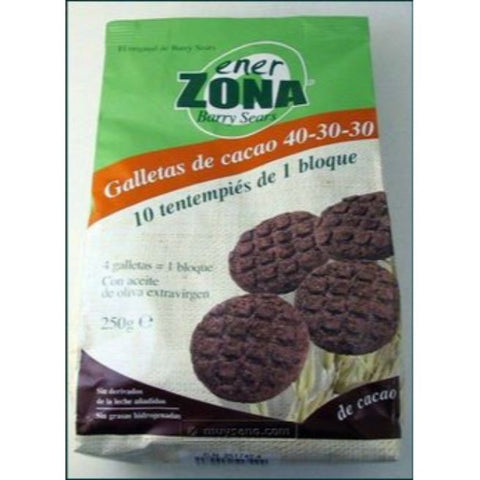 Comprar online GALLETAS CACAO 40 Uds de ENERZONA. Imagen 1