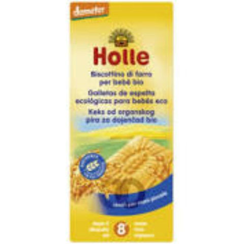 Comprar online GALLETAS DE ESPELTA PARA NIÑOS +8 MESES 150g de HOLLE. Imagen 1