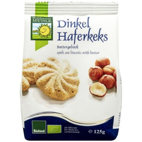 Comprar online GALLETAS DE ESPELTA Y AVENA BIO 125 gr de BOHLSENER MÜHLE. Imagen 1
