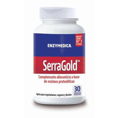 Comprar online SERRAGOLD 30 Vcaps de ENZYMEDICA. Imagen 1