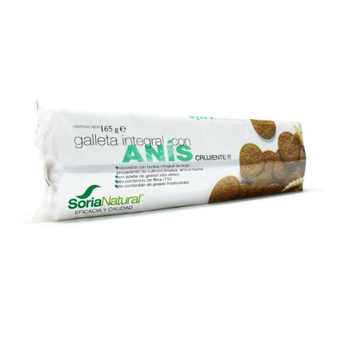 Comprar online GALLETAS INTEGRAL ANIS 165 gr de ALECOSOR SORIA NATURAL. Imagen 1