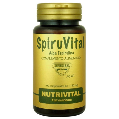 Comprar online SPIRUVITAL 1000 mg 100 Comp de HERDIBEL. Imagen 1